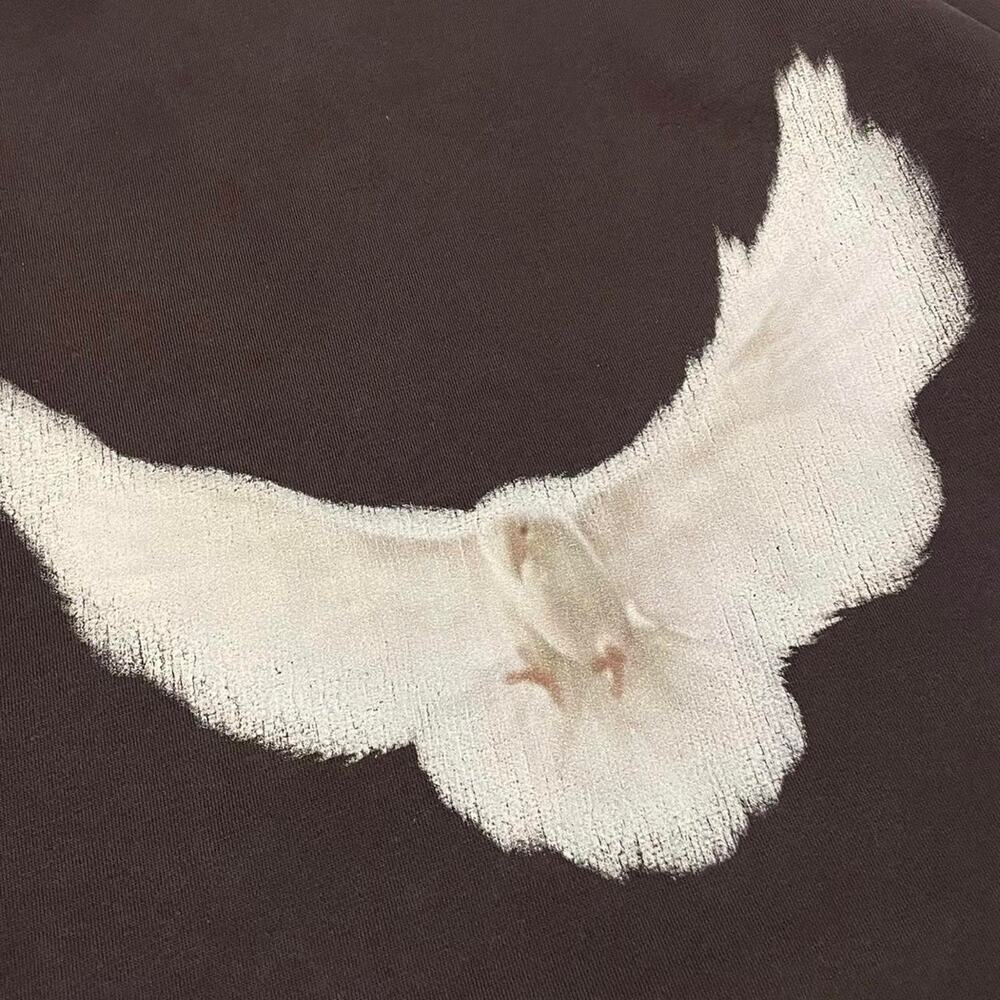 Rare Yeezy Gap Dove hoodie Sweatshirt Size M - Picture 4 of 8